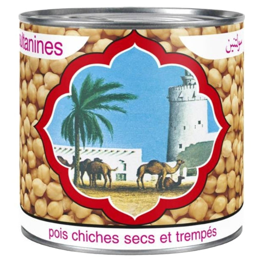 Pois chiches sultanines D'AUCY — La boîte de 265 g — Lot de 3