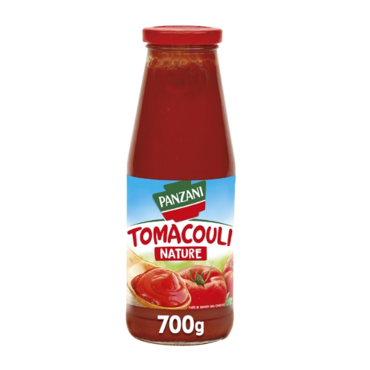 Purée de tomates Tomacouli PANZANI — la bouteille de 700g — Lot de 3