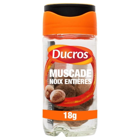 Noix de Muscade Entières DUCROS — le flacon de 18 g — Lot de 3
