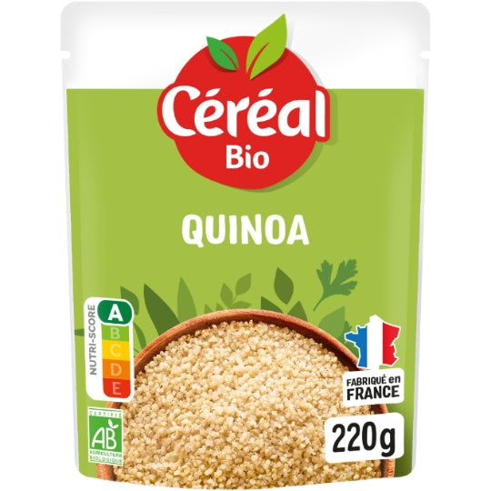 Quinoa Bio CEREAL BIO — le sachet de 220g — Lot de 3