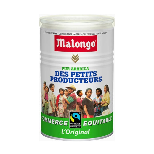 Café Moulu 100% Arabica MALONGO — la boite de 250 g — Lot de 3