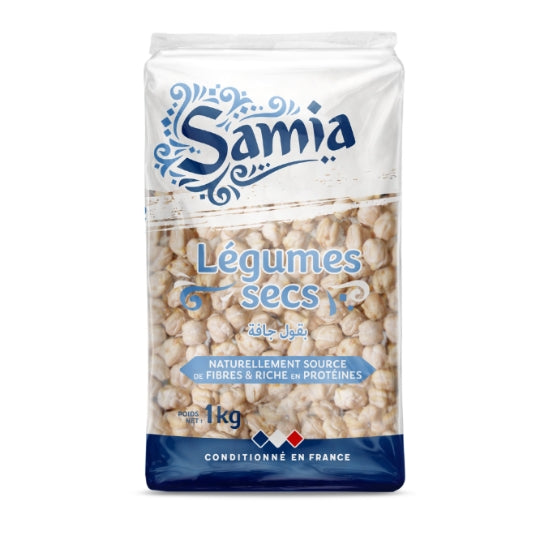 Pois Chiches Gros SAMIA — le paquet de 1 kg — Lot de 3
