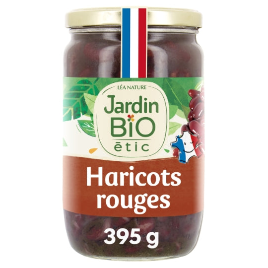 Haricots Rouges De France Bio JARDIN BIO ETIC — le pot de 660g — Lot de 3