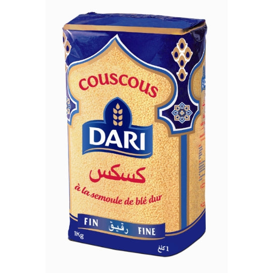 Couscous Fin DARI — le paquet de 1 kg — Lot de 3