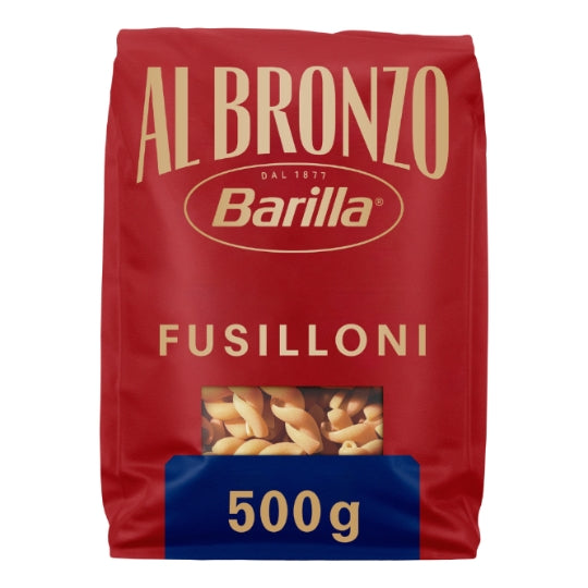 Pâtes Fusilloni Al Bronzo BARILLA — le sachet de 500g — Lot de 3