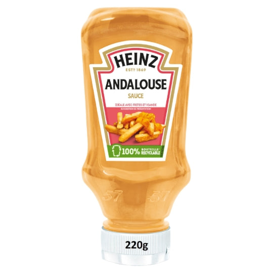Sauce andalouse HEINZ — le flacon de 220g — Lot de 3