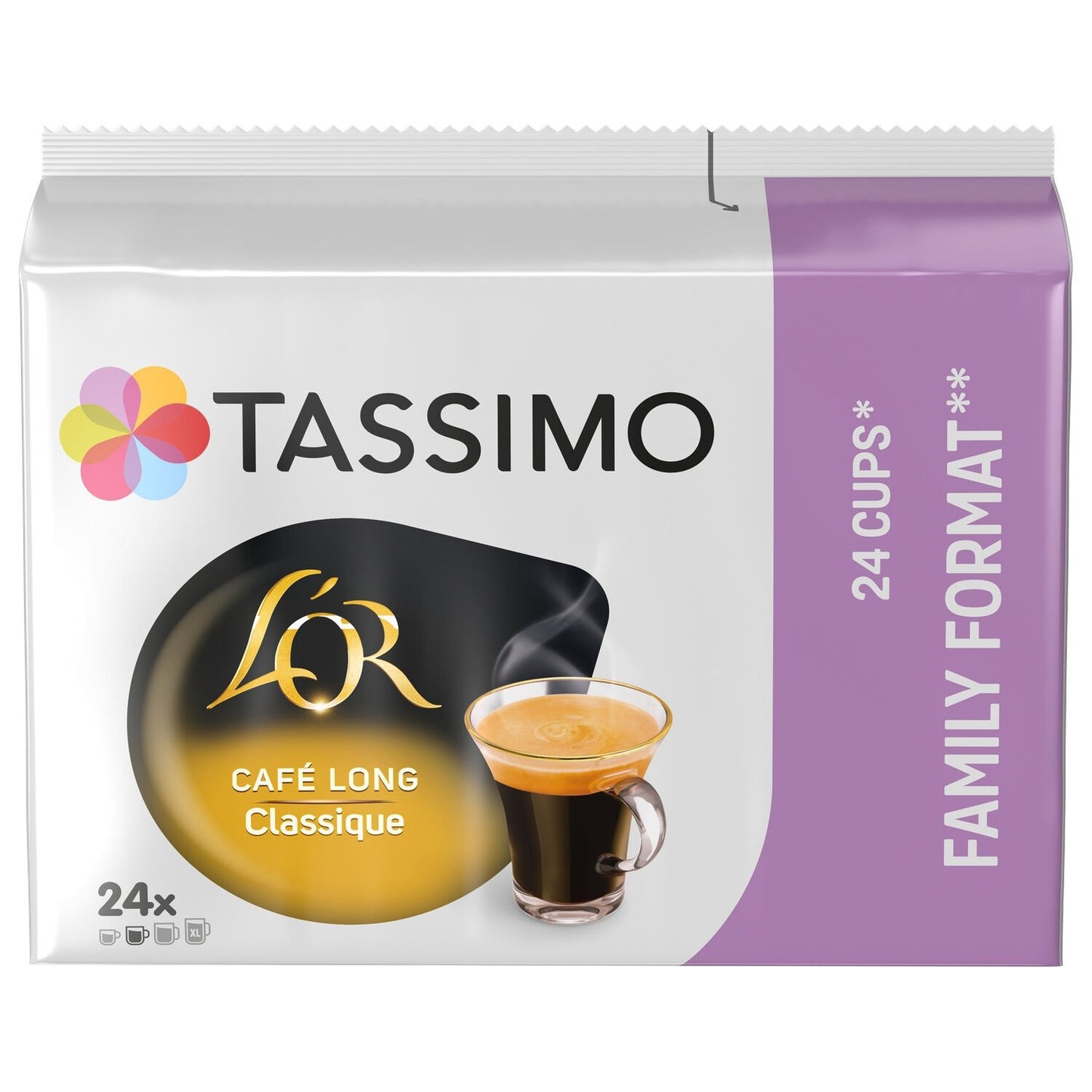 Café Dosettes Long Classique L'Or Compatible Tassimo TASSIMO