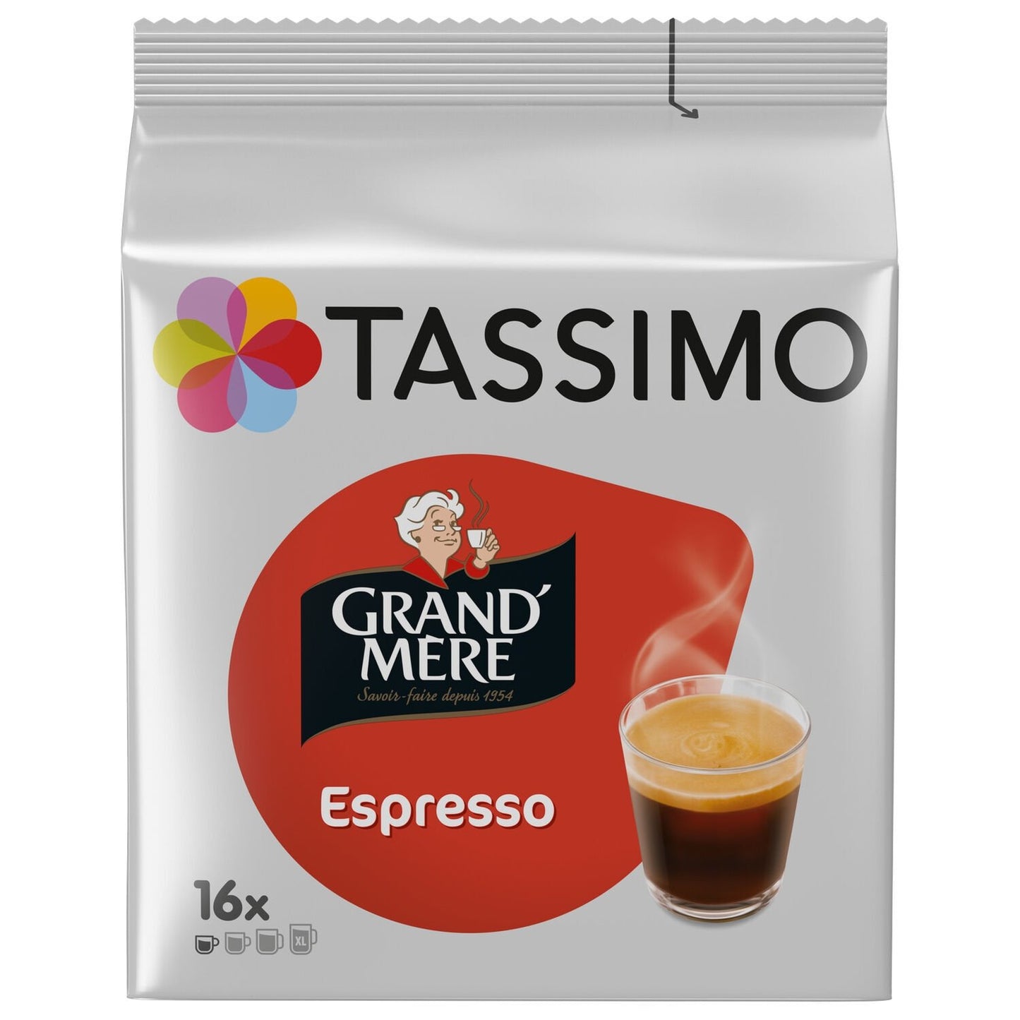 Café Dosettes Espresso Grand'Mère Compatible Tassimo TASSIMO