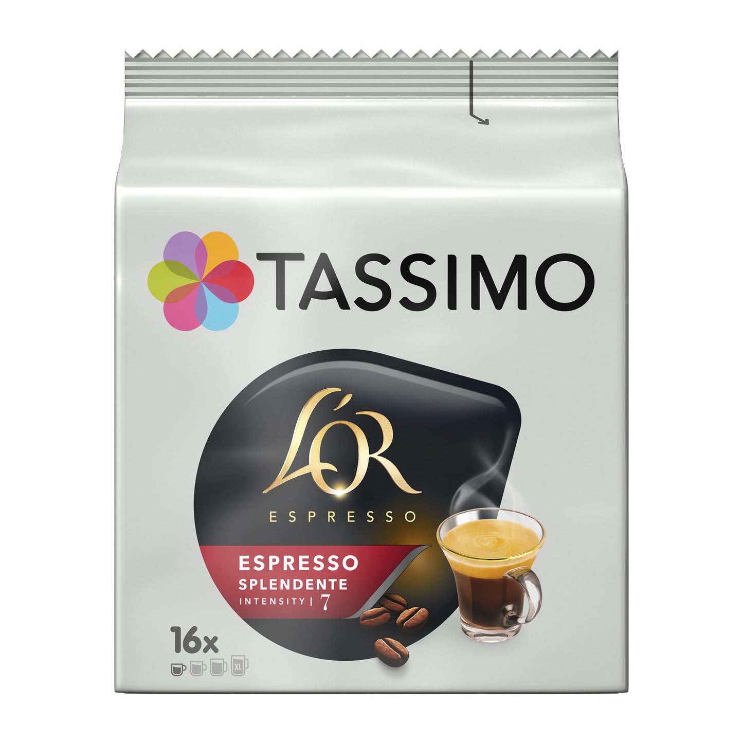 Café Dosettes Intensité 7 L'Or Compatible Tassimo TASSIMO