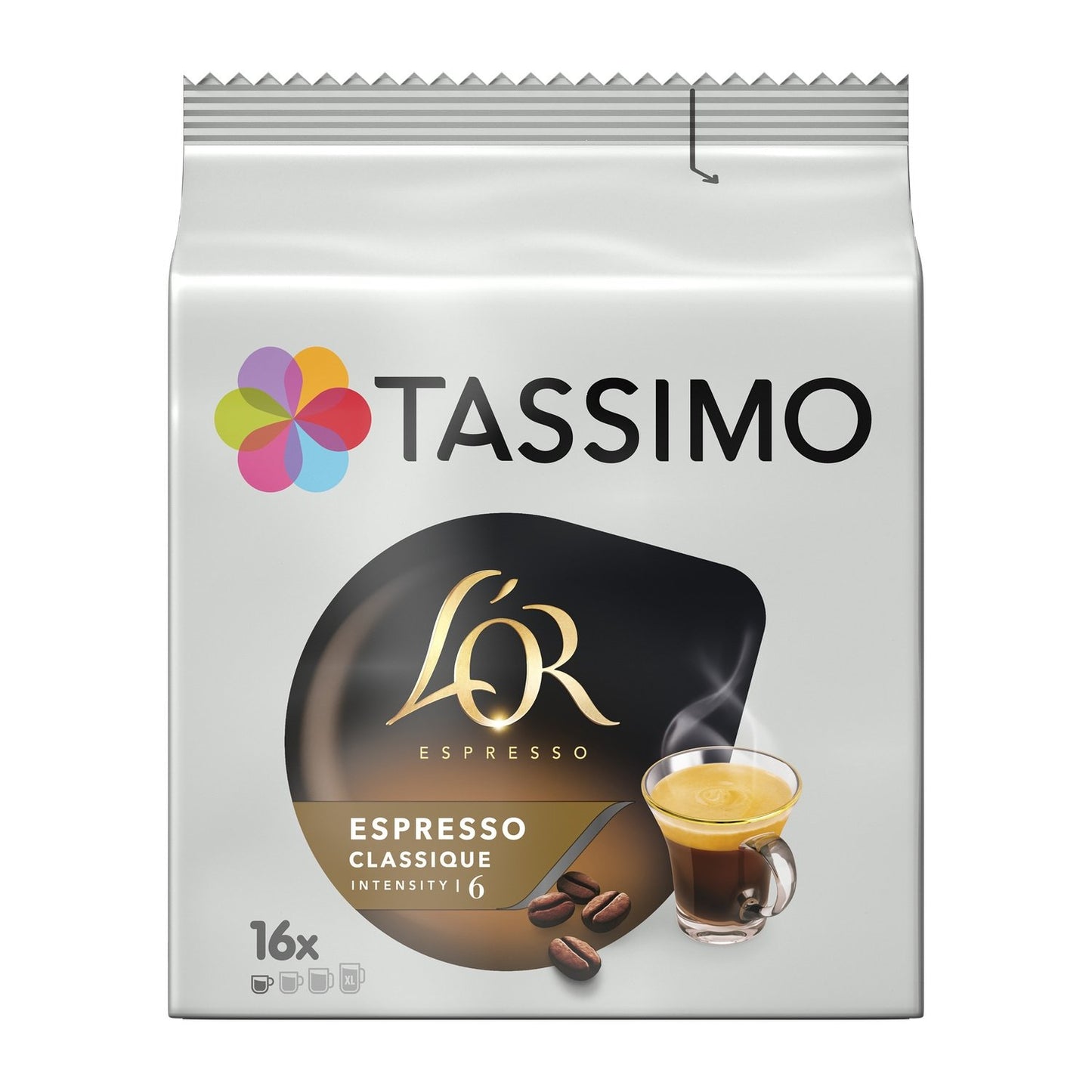 Café Dosettes Espresso Classique L'Or - Compatible TASSIMO