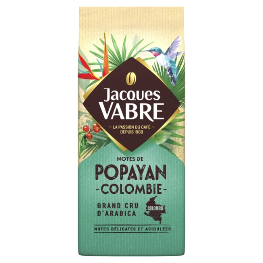 Café Moulu Origine Colombie Popayan JACQUES VABRE — le paquet de 250g — Lot de 3