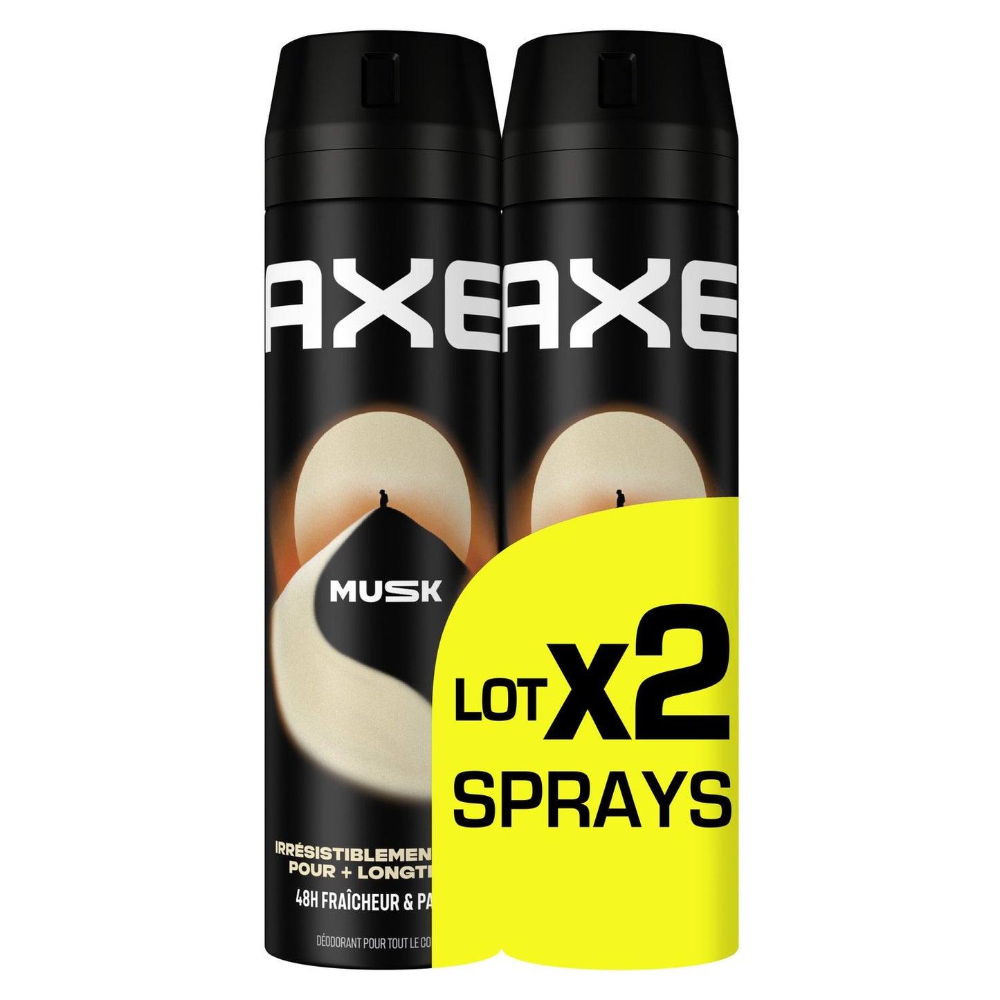 Déodorant spray Homme Anti-transpirant Musk 48h AXE