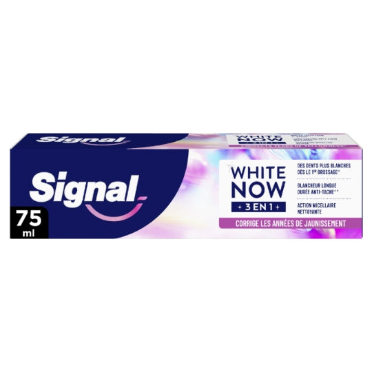 Dentifrice White Now 3 en 1 - Forever Young SIGNAL — le tube de 75mL — Lot de 3