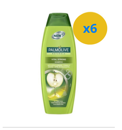 4 X SHAMPOOING PALMOLIVE VITAL STRONG POMME 350ML