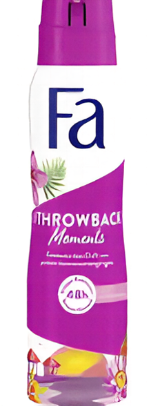 DEO FA THROWBACK 150ML 48H
