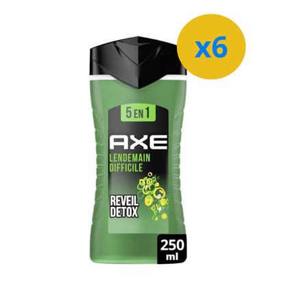 AXE GEL DOUCHE 5 EN 1 LENDEMAIN DIFFICILE 250ML