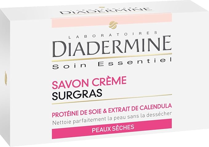 DIADERMINE Savon Creme Surgras - Pour peaux seches - 100 g