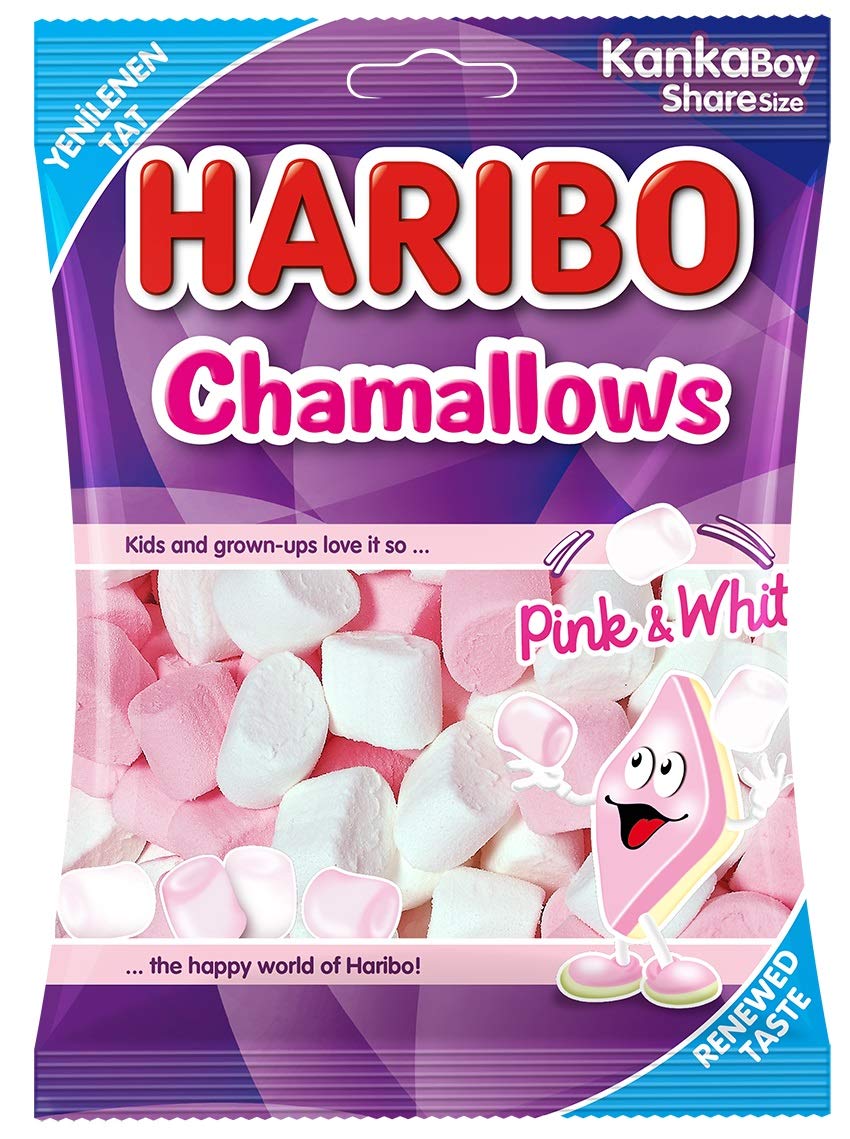 Lot De 4 Paquets : HARIBO HALAL Chamallow 70g -