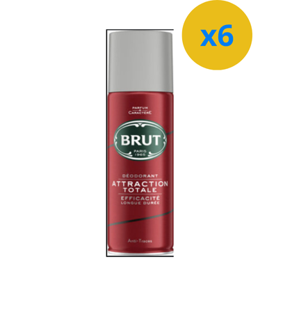 DEO BRUT ATTRACTION TOTALE 200ML FR