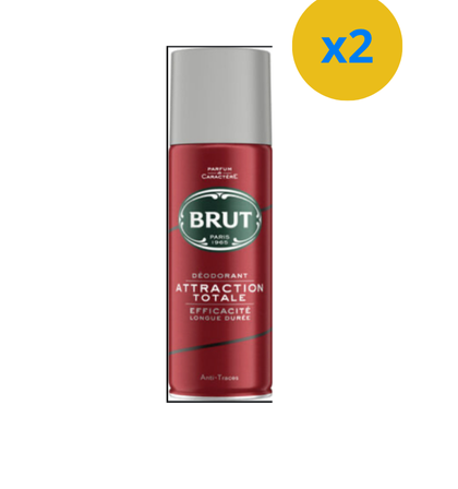 DEO BRUT ATTRACTION TOTALE 200ML FR