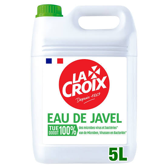 LA CROIX EAU DE JAVEL NETTOYANT DÉSINFECTANT LA CROIX BIDON DE 5L