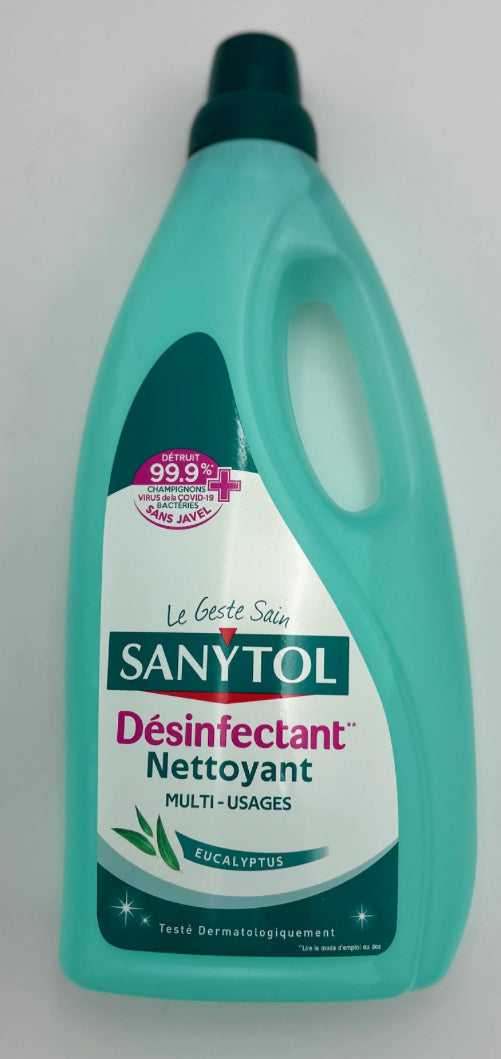 NETTOYANT DESINFECTANT SANYTOL SOLS & SURFACES MULTI-USAGES PIN DE MEDITERRANEE 1L
