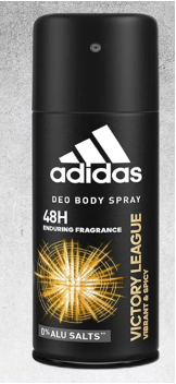 ADIDAS DEODORANT HOMME VICTORY LEAGUE PROTECTION DURABLE CONTRE LES ODEURS ET LA TRANSPIRATION 48H 150 ML