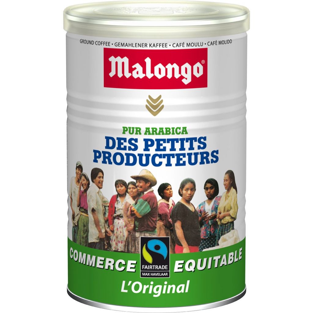 Malongo - Max Havelaar Petit Producteurs Café Moulu 250G - Lot De 4 - Blaiche