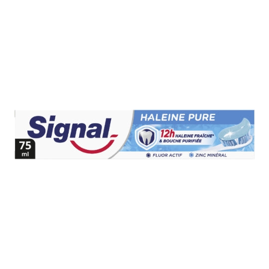 Dentifrice Haleine Pure SIGNAL — le tube de 75mL — Lot de 3