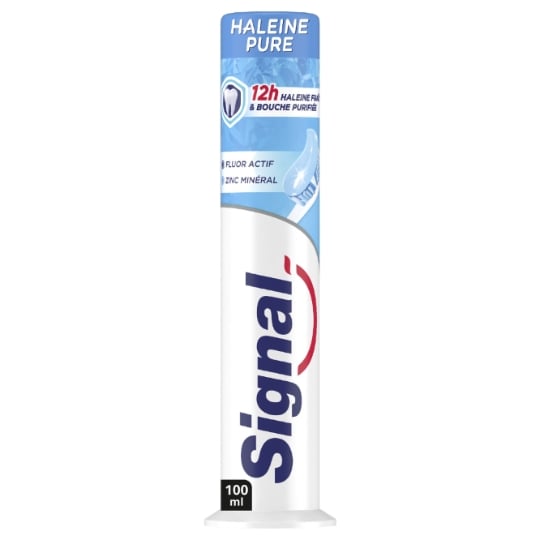 Dentifrice Haleine Pure SIGNAL — le tube de 100mL — Lot de 3