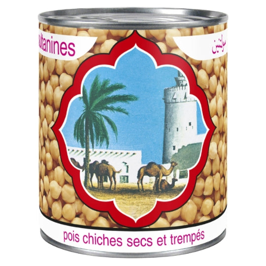 Pois chiches sultanines D'AUCY — La boîte de 530 g — Lot de 3
