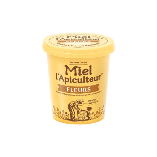 Miel de Fleurs Crémeux d’Espagne Miel l’apiculteur MIEL L’APICULTEUR — le pot de 500 g — Lot de 3