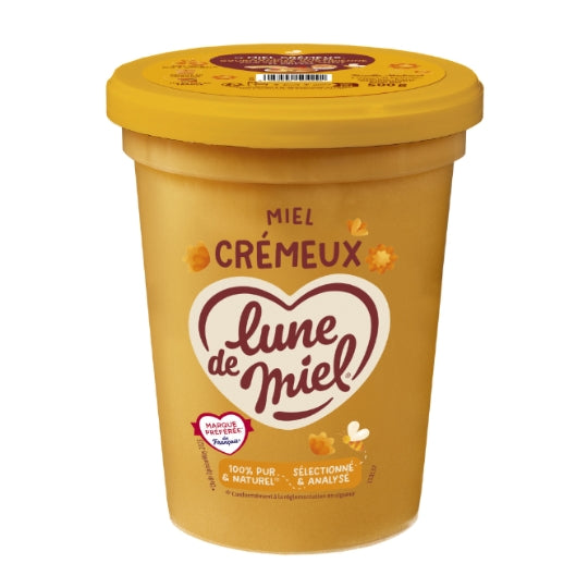 Miel De Fleurs Crémeux LUNE DE MIEL — le pot de 500g — Lot de 3
