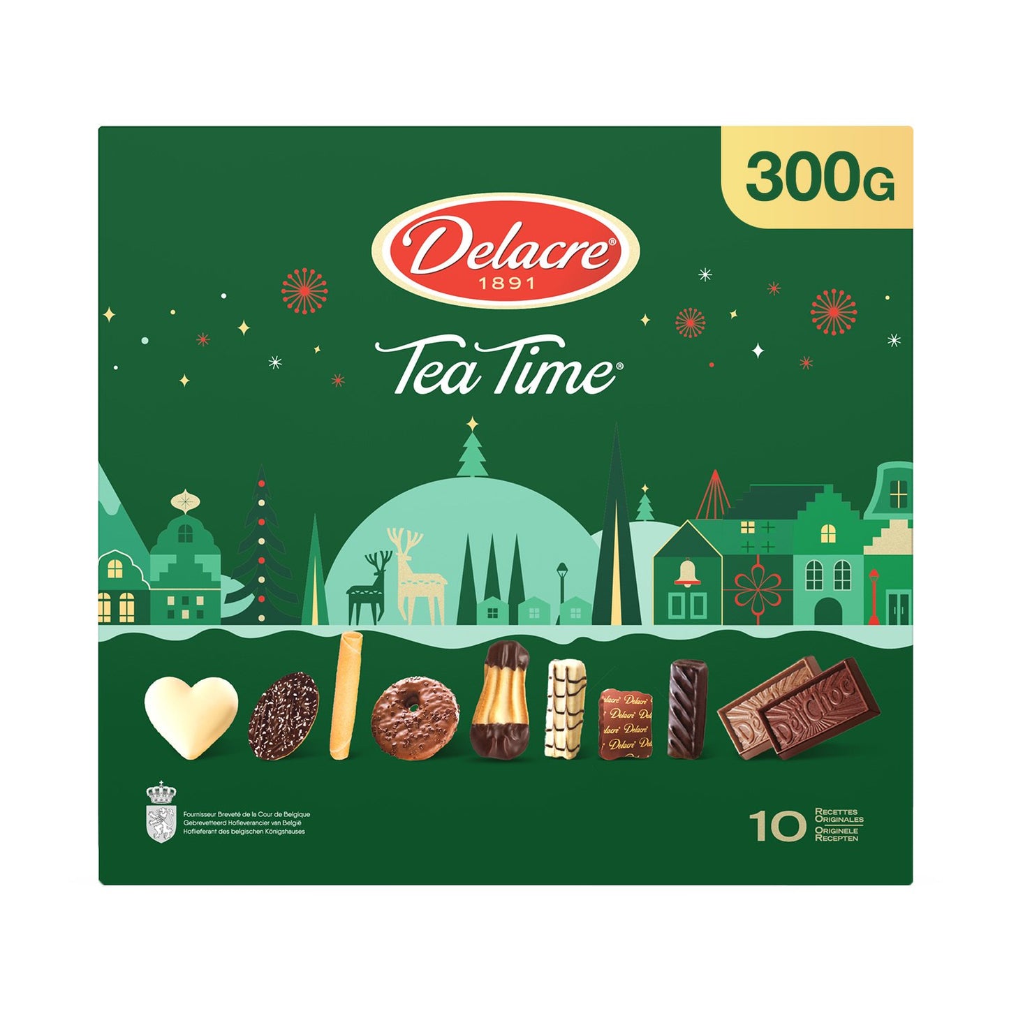 Assortiment de Biscuits Tea Time Noël DELACRE