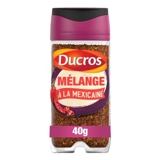 Épices mélange mexicain DUCROS — le flacon de 40 g — Lot de 3
