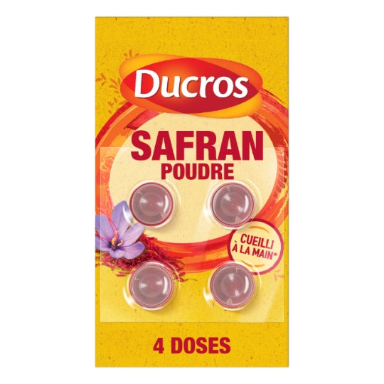 Safran en Poudre DUCROS — les 4 doses de 0,1 g — Lot de 3