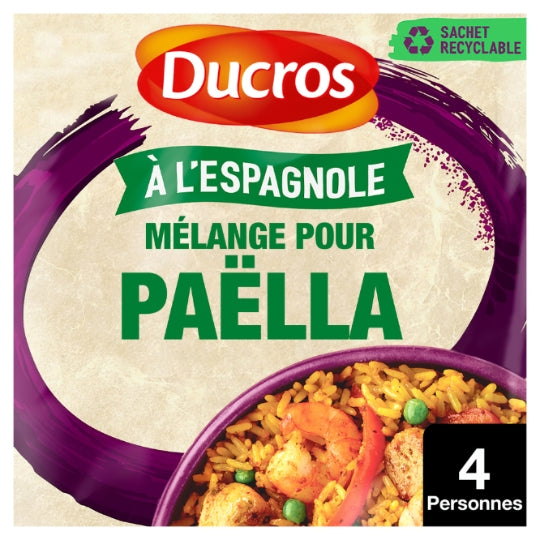 Épices mélange paella Valenciana DUCROS — le sachet de 20 g — Lot de 3