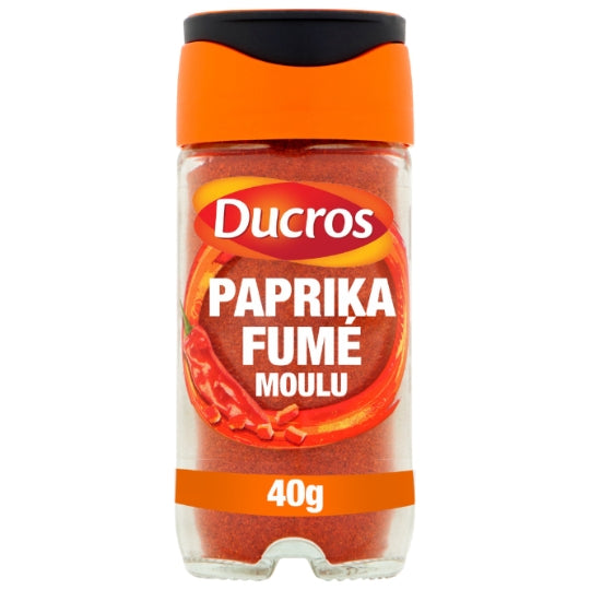 Paprika Fumé Moulu DUCROS — le flacon de 40g — Lot de 3