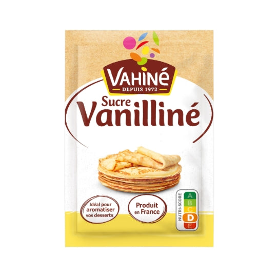 Sucre Vaniliné VAHINE — les 10 sachets de 7,5 g — Lot de 3