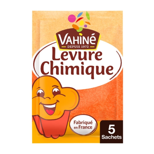 Levure Chimique VAHINE — les 5 sachets de 11 g — Lot de 3