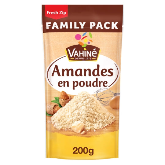 Amandes en Poudre VAHINE — le sachet de 200g — Lot de 3