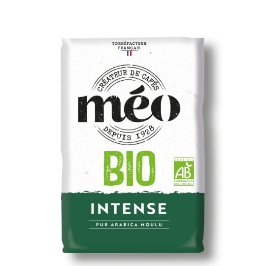 Café Moulu Intense Bio MEO — le paquet de 500g — Lot de 3