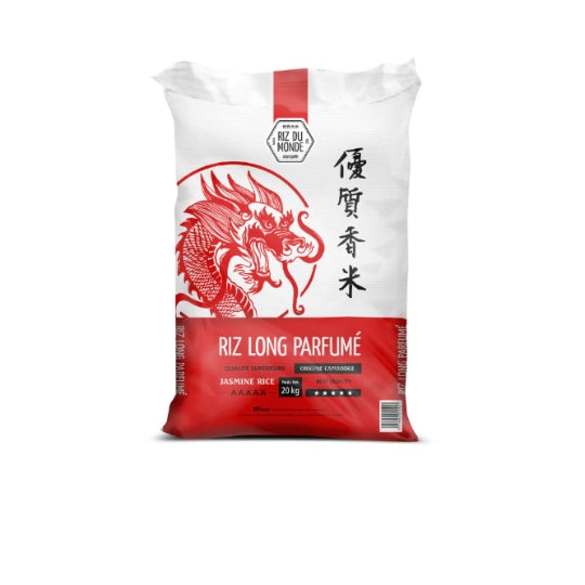 Riz Long Parfumé RIZ DU MONDE — le sac de 20 kg — Lot de 3