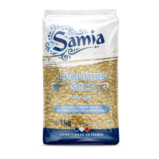 Lentilles Blondes SAMIA — le paquet de 1 kg — Lot de 3