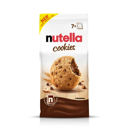 Cookies Fourrés Pâte à Tartiner NUTELLA — le sachet de 196g — Lot de 3