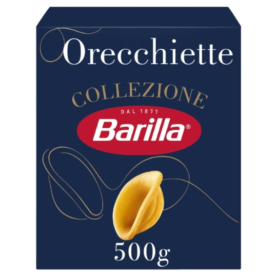 Pâtes orecchiette collezione BARILLA — la boîte de 500g — Lot de 3