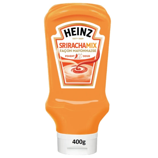Sauce SrirachaMix façon Mayonnaise HEINZ — le flacon de 400g — Lot de 3