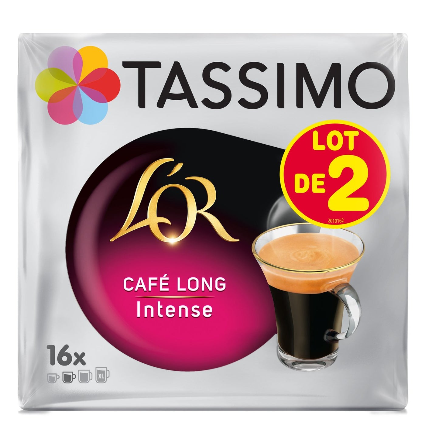 Café Dosettes Long Intense Compatible Tassimo TASSIMO