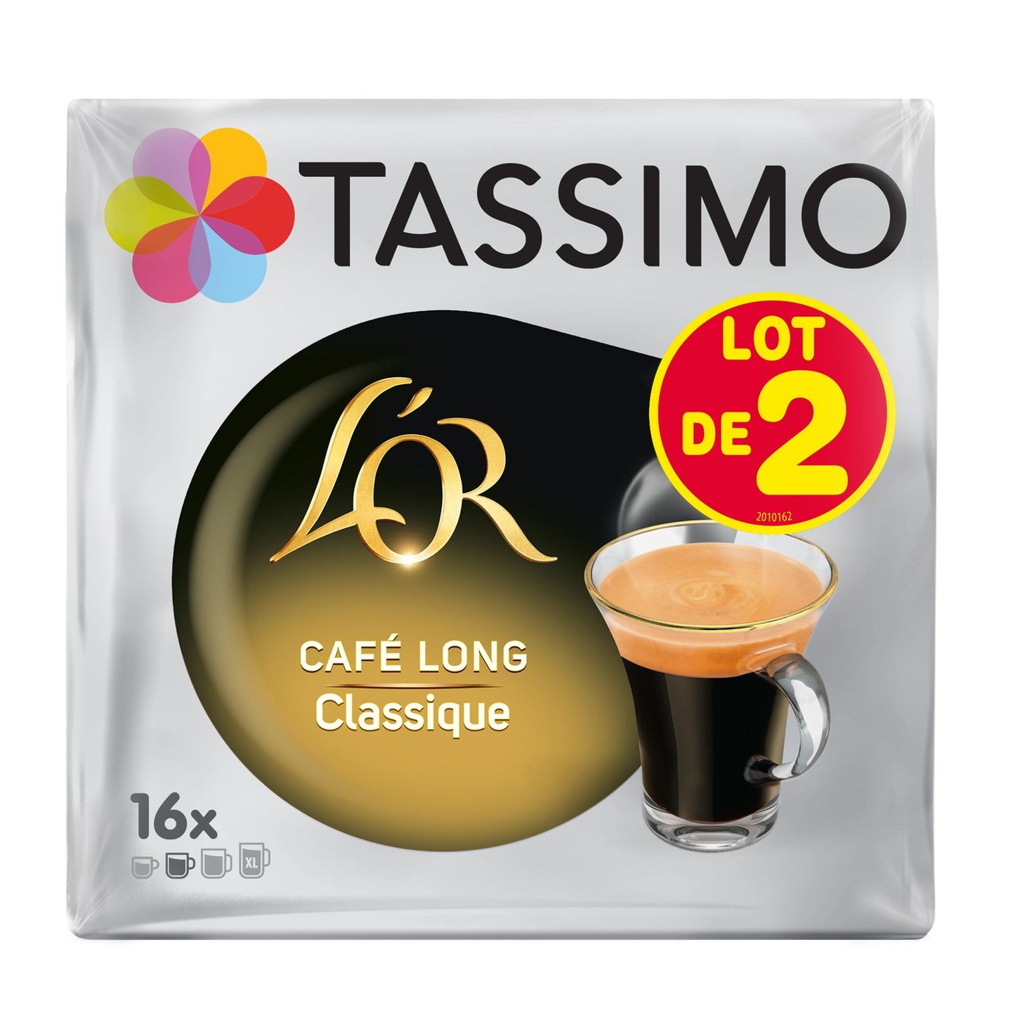 Café Dosettes Long L'Or Compatible Tassimo TASSIMO