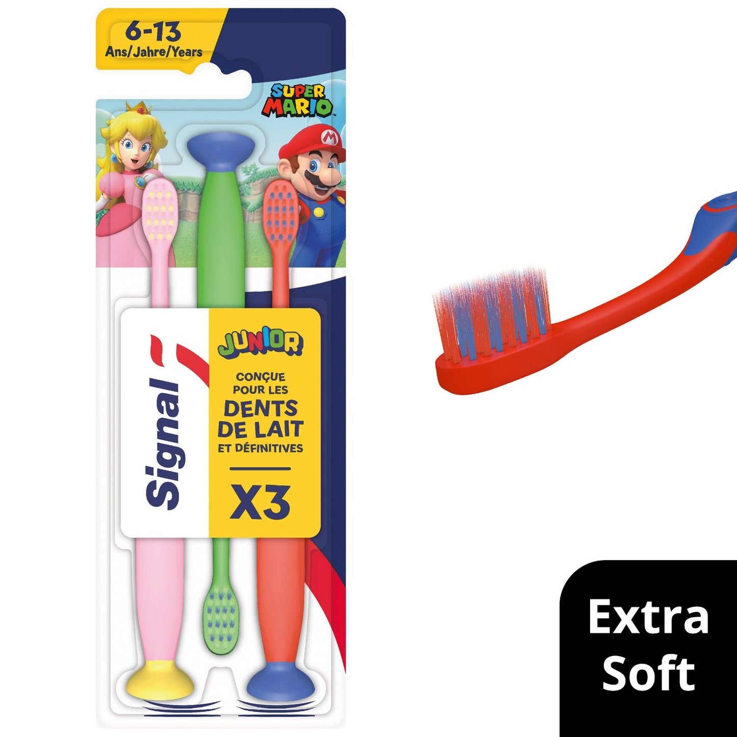 Brosse à dents Junior Enfant 6-13 Ans Super Mario SIGNAL
